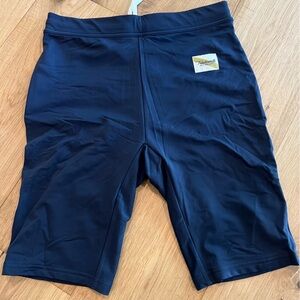 Tracksmith Navy Turnover Half Tights